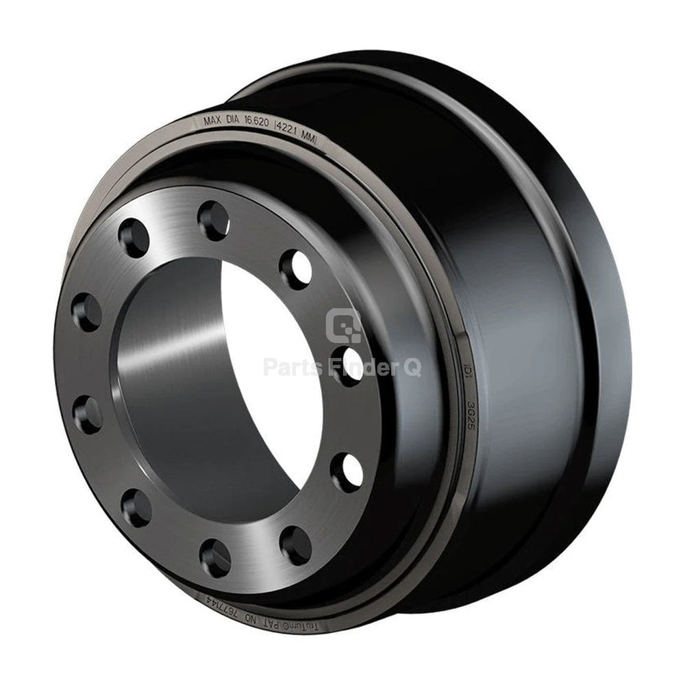 3573X | Genuine Paccar® Front Wheel Brake Drum / BALANCED