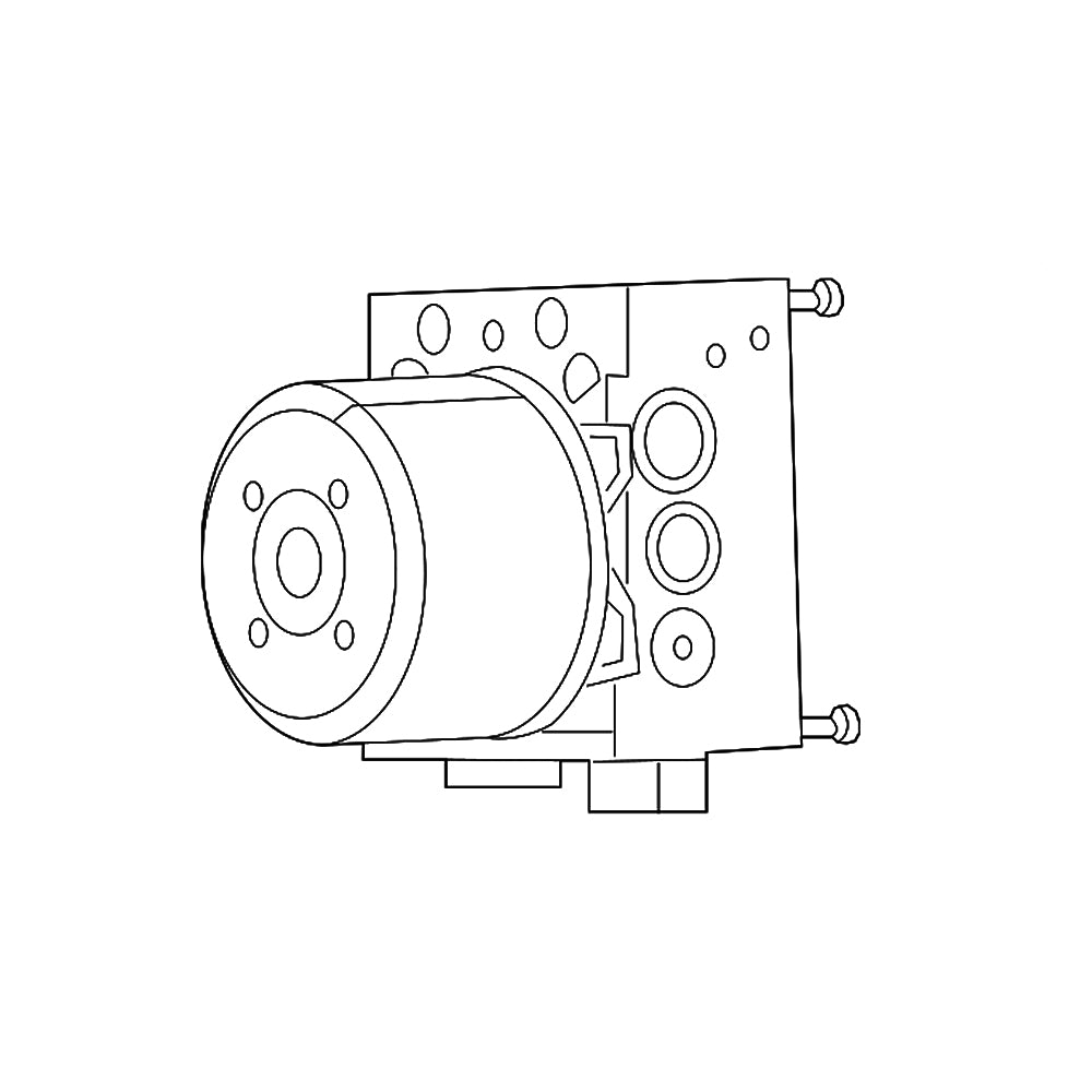 68089525AA | Genuine Mopar® ABS Hydraulic Brake Control Unit Diagram View