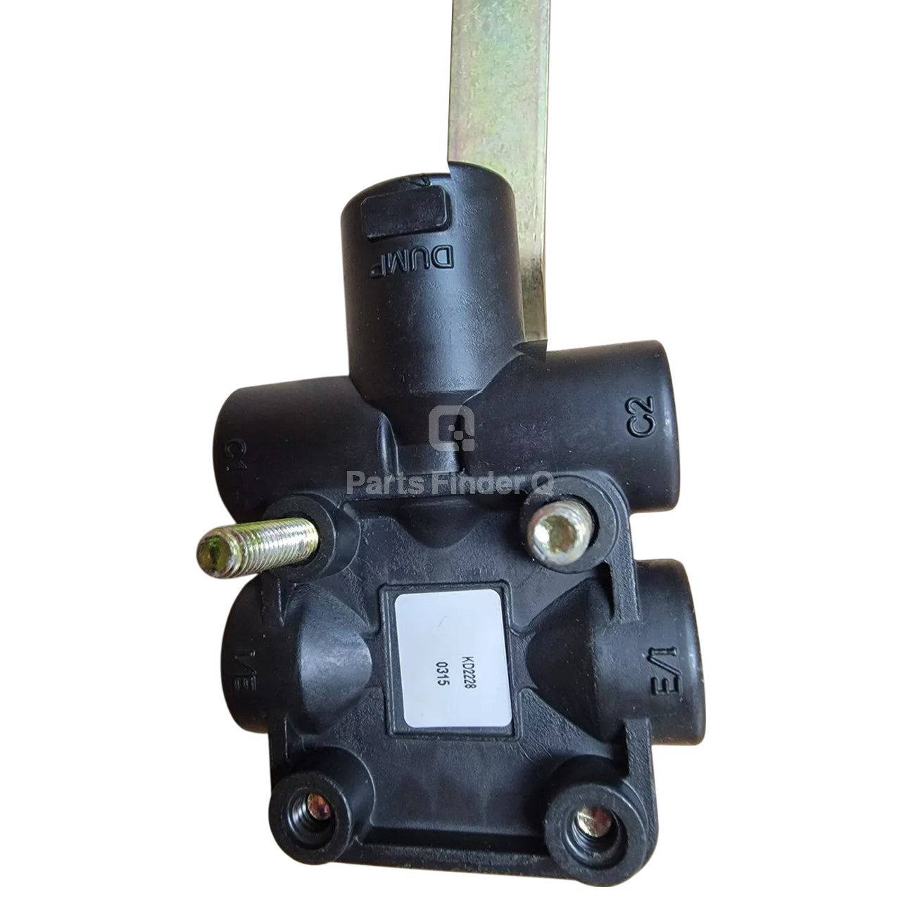 20QE493M | Genuine Volvo® Trailer Height Control Leveling Valve with Dump - Parts Finder Q