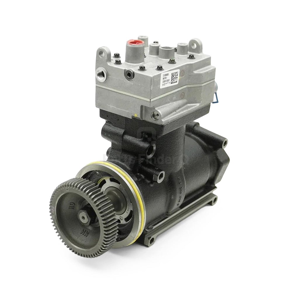 2001916 | Genuine Paccar® Air Brake Compressor 1 Cylinder for MX-13 Front-right angle