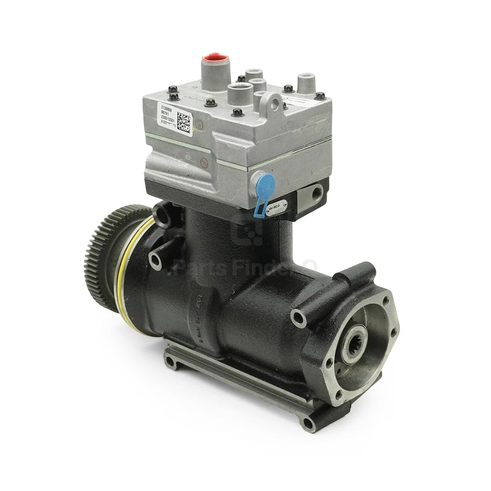 2121411 | Genuine Paccar® Air Brake Compressor 1 Cylinder for MX-13 Back-right angle