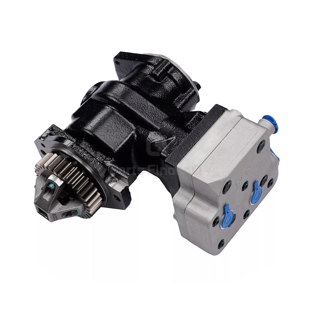 3687343 | Genuine Cummins® Air Brake Compressor Back-left angle Front-right angle