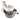 3799833 | Genuine Cummins® Turbocharger HE351VE With Actuator Top-back angle