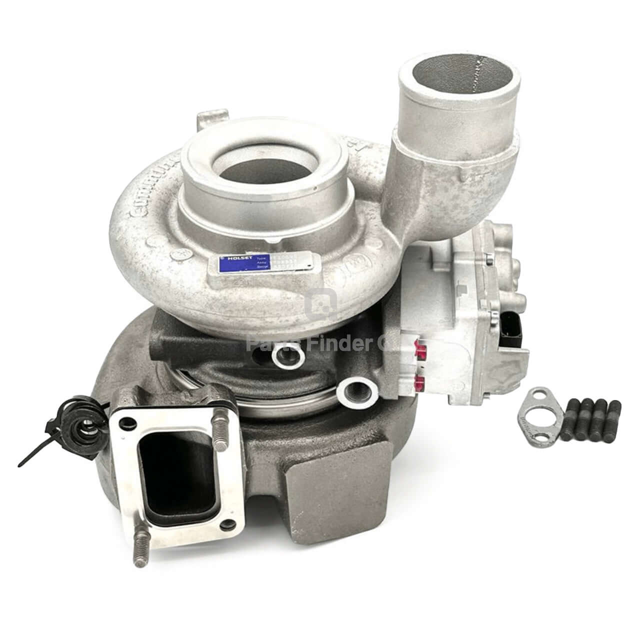 3799833 | Genuine Cummins® Turbocharger HE351VE With Actuator Top-front angle