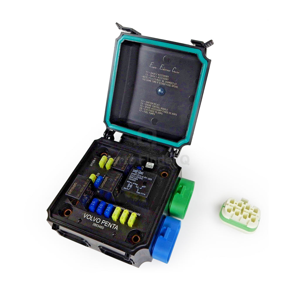 3808318 | Genuine Volvo Penta® Fuse Box Service Kit Front side