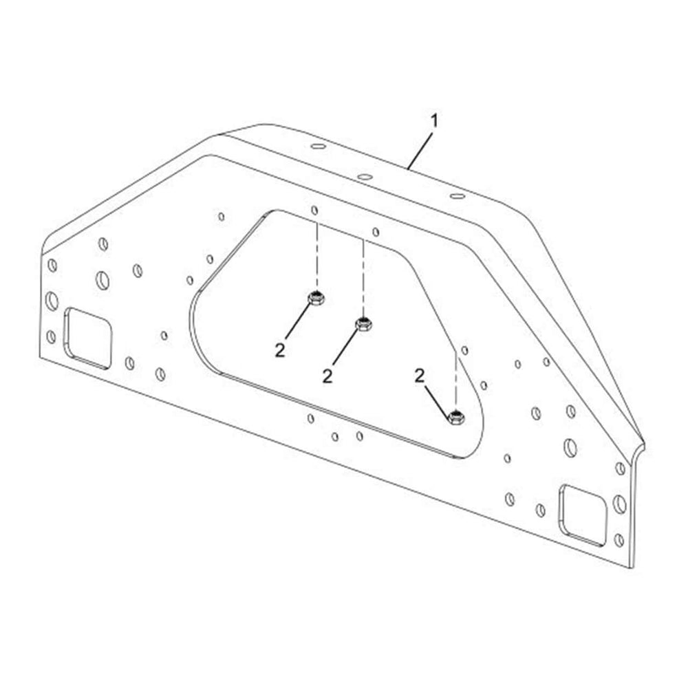 3987735C2 | Genuine International® Mounting Crossmember Front Hood - Parts Finder Q