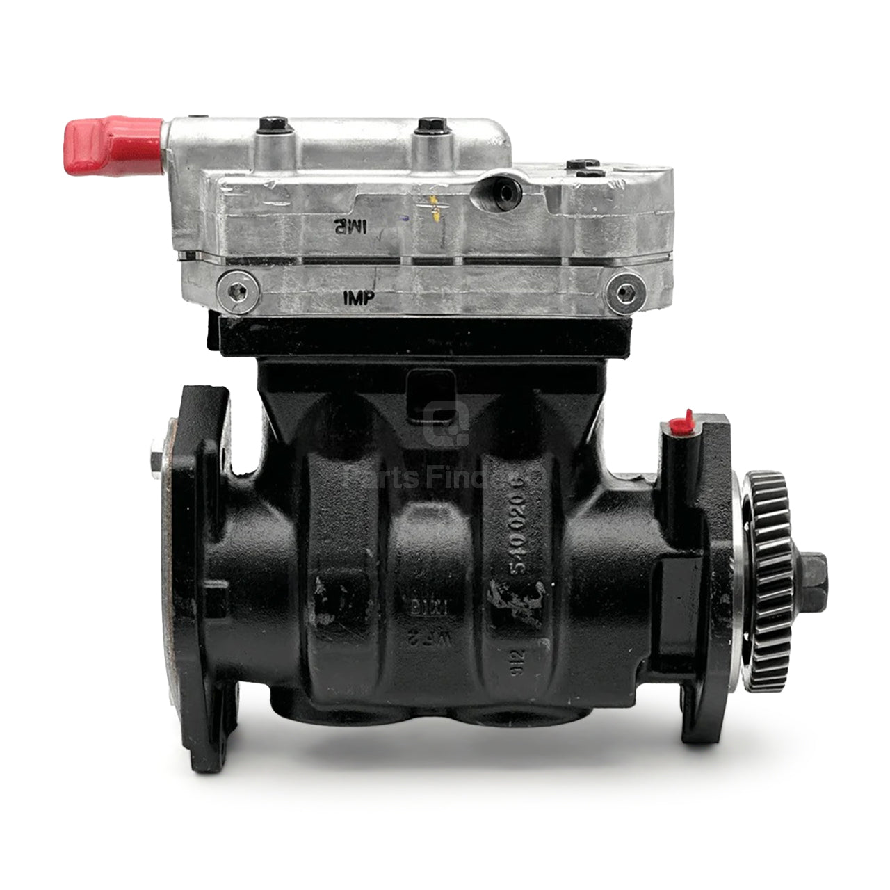 4938826 | Genuine Cummins® Air Brake Compressor Twin Cylinder Left side