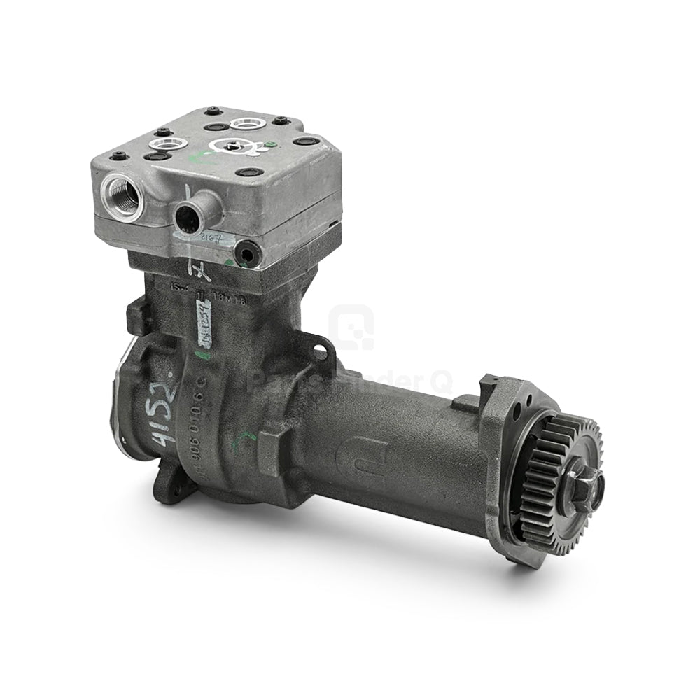5301081 | Genuine Cummins® Air Brake Compressor 1 Cylinder for ISB6.7, QSB6.7 Front-left angle
