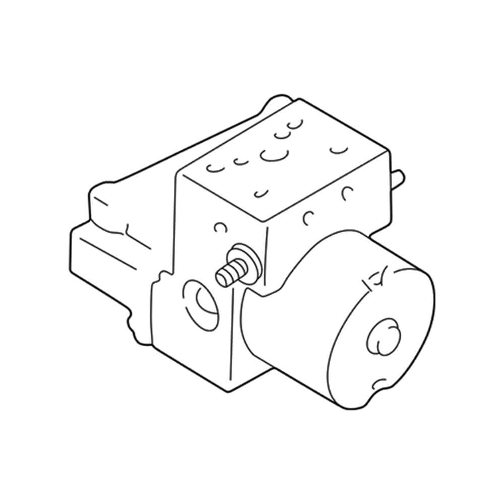68018840AA | Genuine Mopar® Anti-Lock Brake Control Unit for Chrysler and Dodge Front-left angle