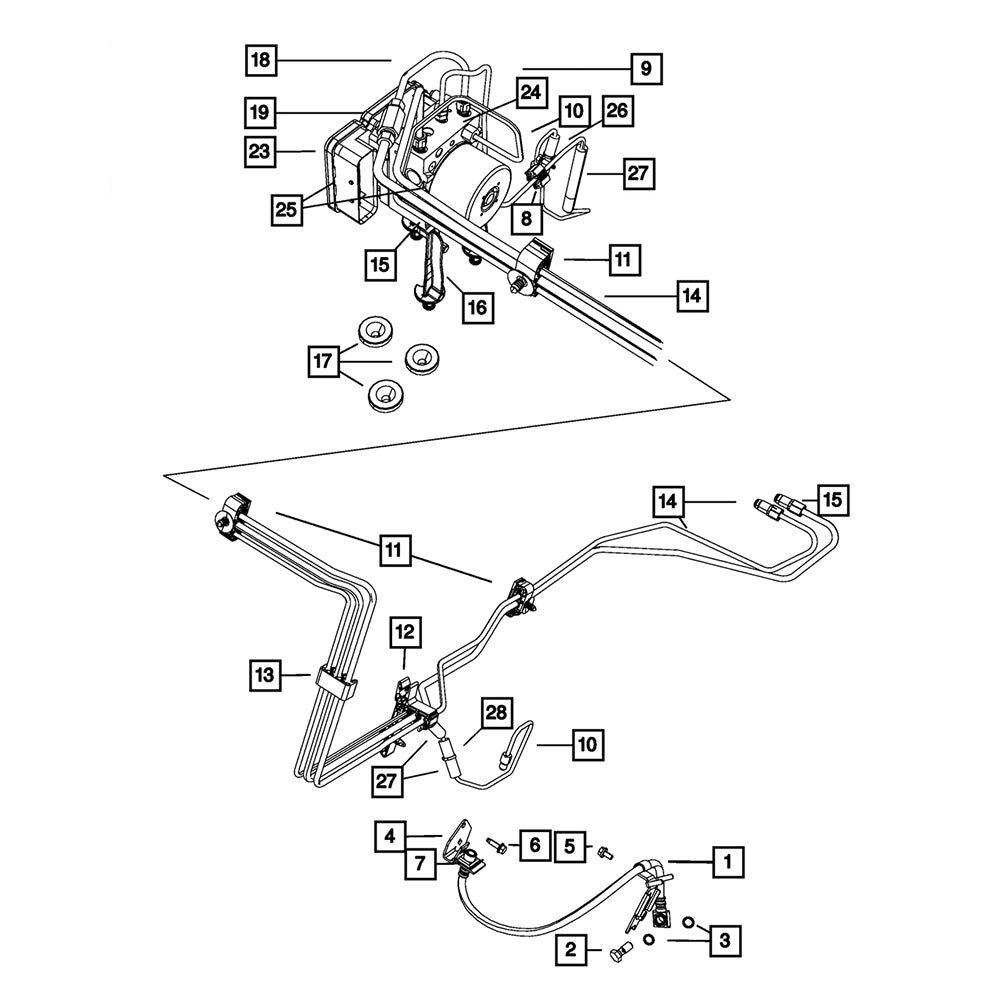 68067395AB | Genuine Mopar® Anti-Lock Brake System (ABS) Module Assembly