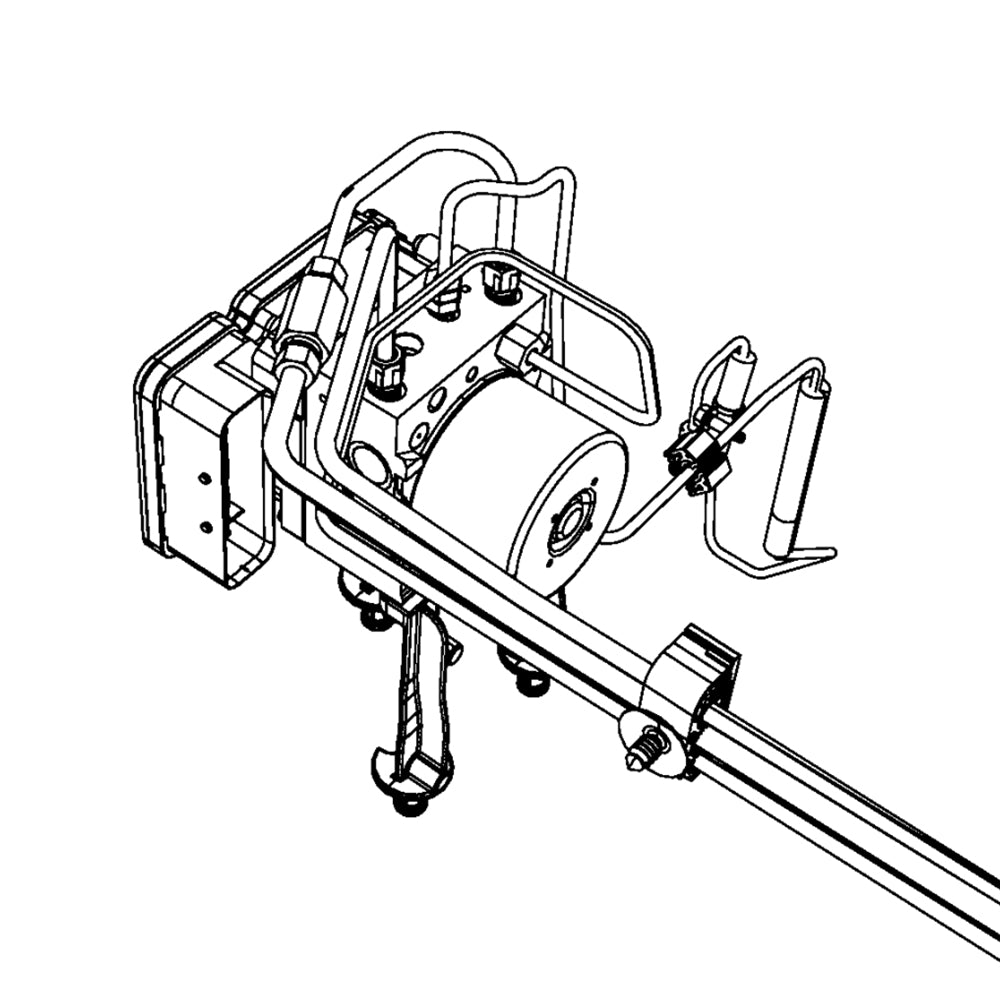 68067395AB | Genuine Mopar® nti-Lock Brake System (ABS) Module Assembly Close-up view 