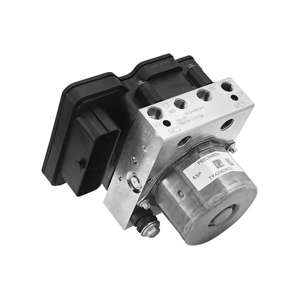 68194483AE | Genuine Mopar® Anti-Lock Brake System Hydraulic Control Unit for Ram, Dodge, Chrysler Front-left angle
