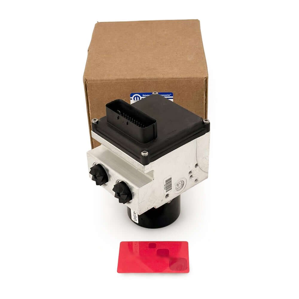 68347098AC & 68143491AB | Genuine Mopar® ABS Control Module & Hydraulic Control Unit Assembly Angled front-right view