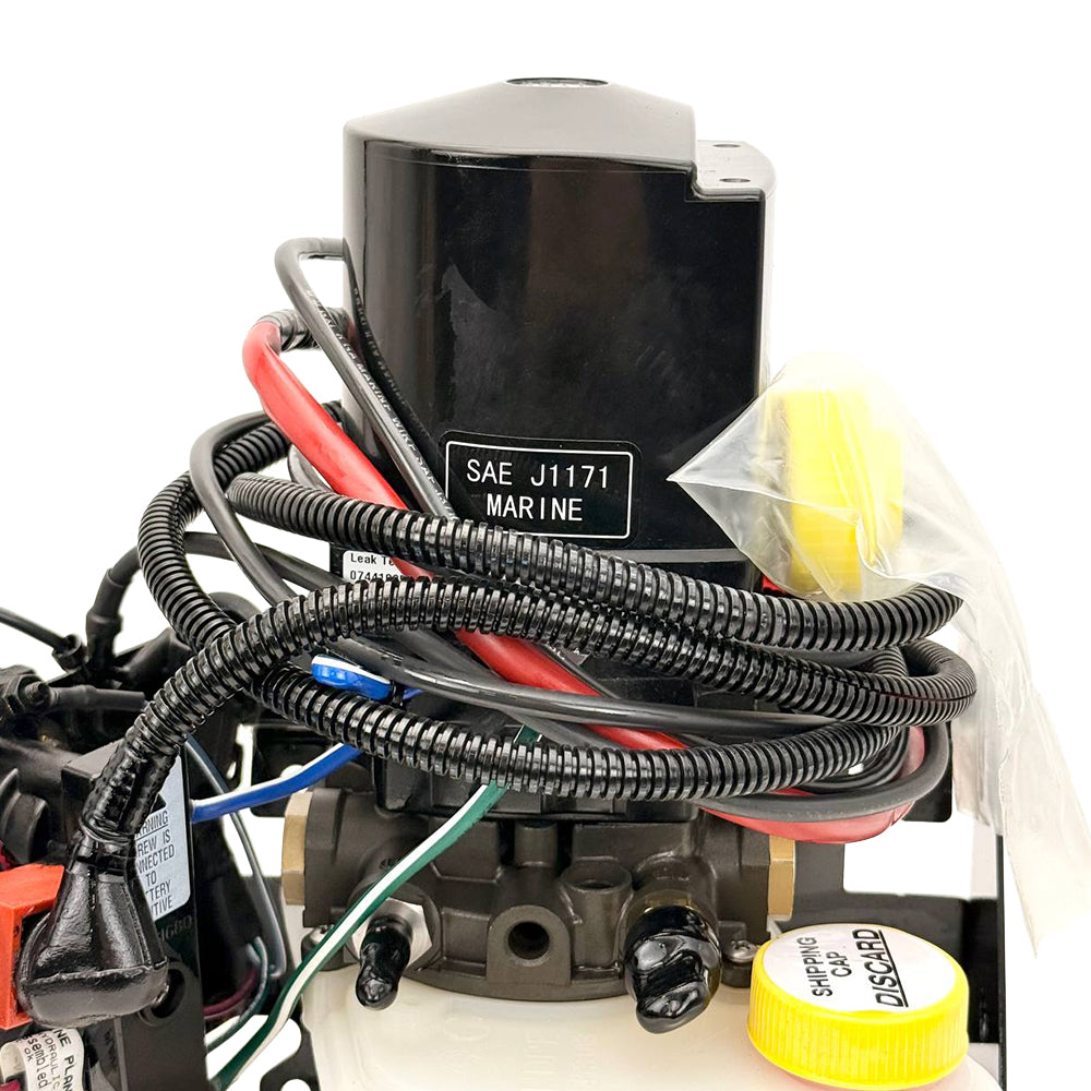 865380A25 | Genuine Mercury Mercruiser® Trim Pump Assembly Front-Side Close-Up View