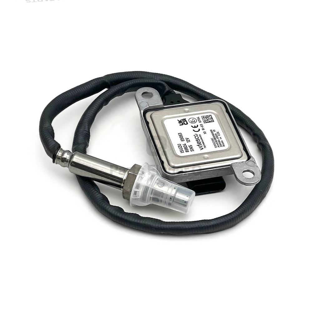 8982465063 | Genuine Isuzu® (NOx) Nitrogen Oxide Sensor for FTR, NPR, NQR and NRR trucks Front-left angle