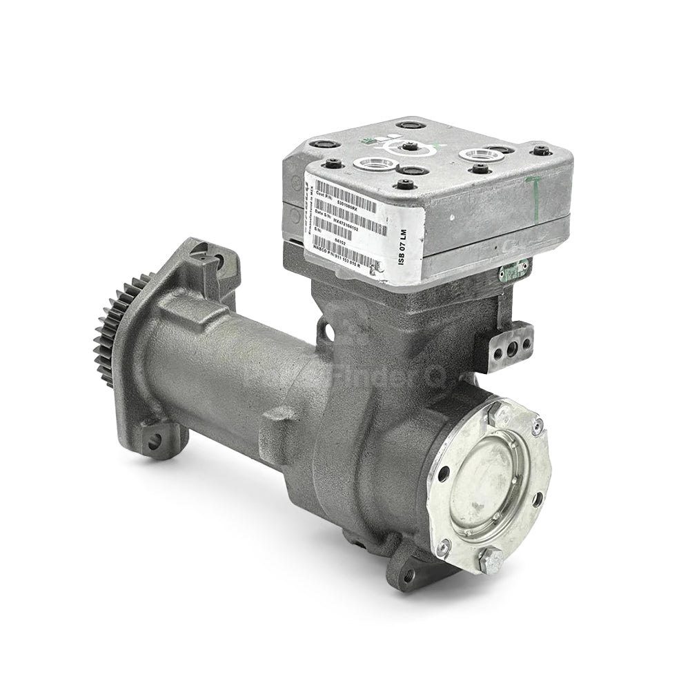 9111530150 | Genuine Wabco® Air Brake Compressor 1 Cylinder for ISB6.7, QSB6.7 Back-right angle