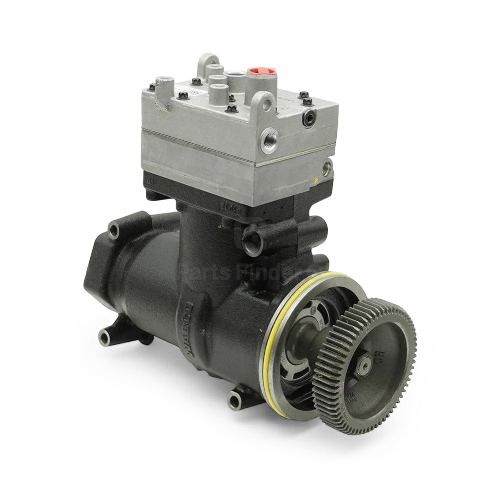 9122180000 | Genuine Wabco® Air Brake Compressor 1 Cylinder for MX-13 Front-left angle