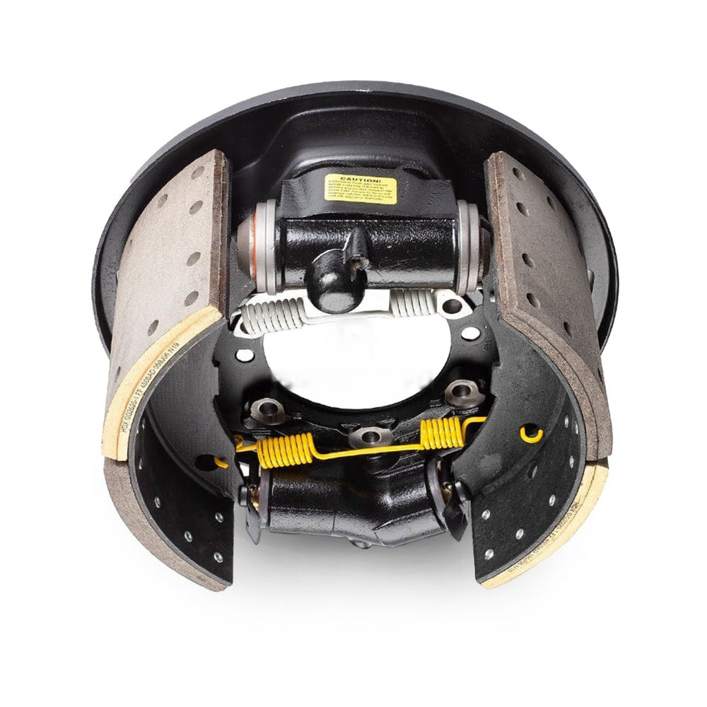 E11829CVX | Genuine Wabco® Rear RH Brake Backplate Assembly Top-front angle