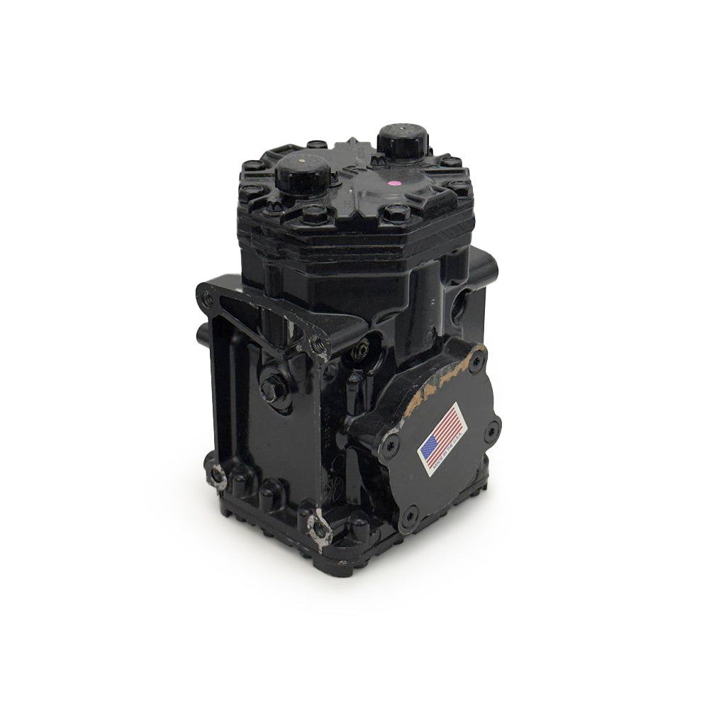 ER210L-25149 | Genuine International® / Navistar® A/C Air Conditioner Compressor Back-left angle