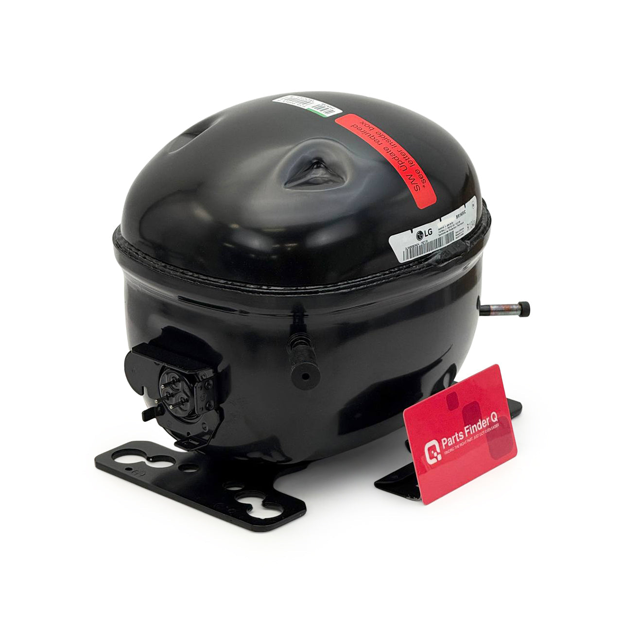 FC75LBNA | Genuine LG® Refrigerator Compressor Assembly Front-right angle