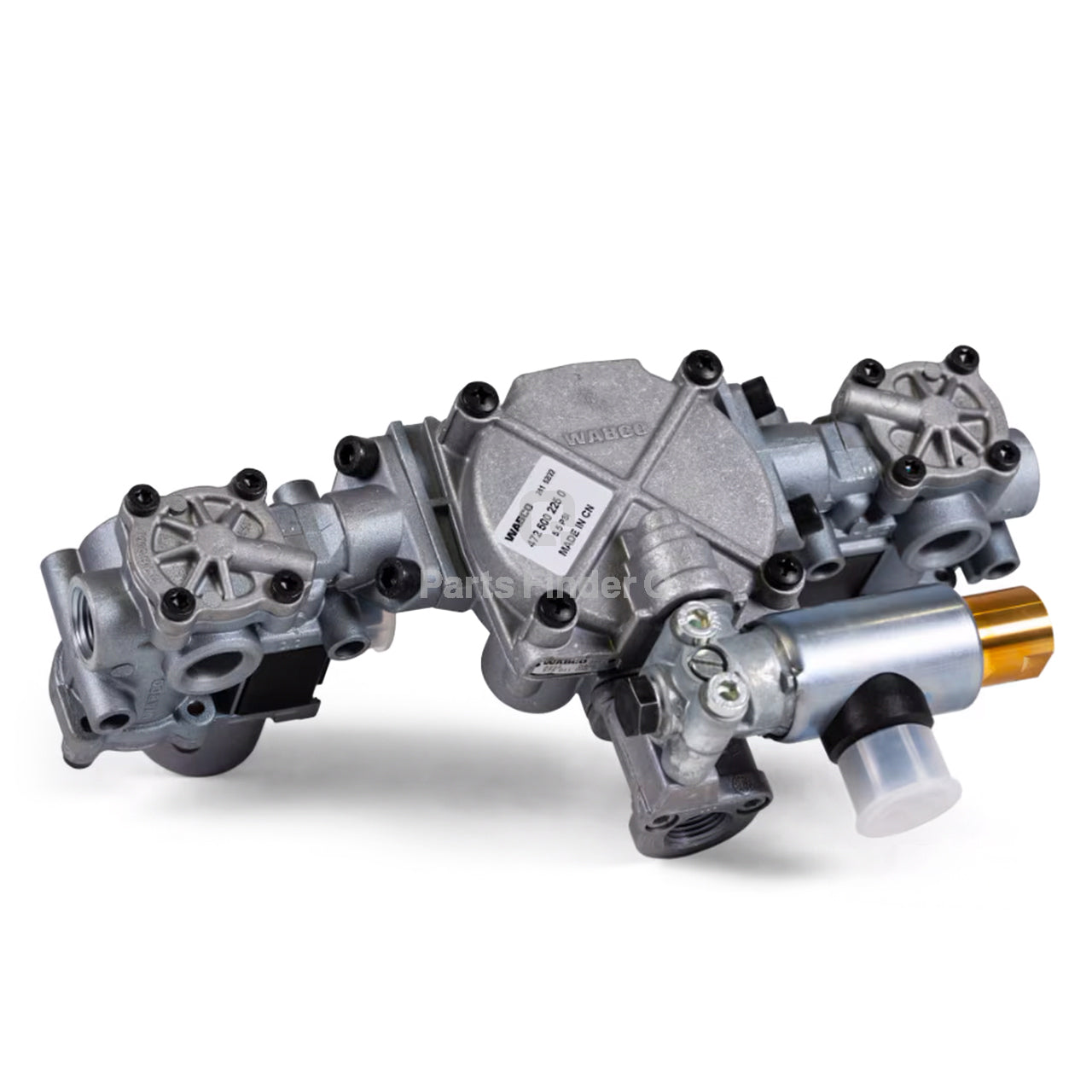 FR3Z6108A | Genuine Freightliner® ABS Brake Relay Valve 12V Angled front-left view