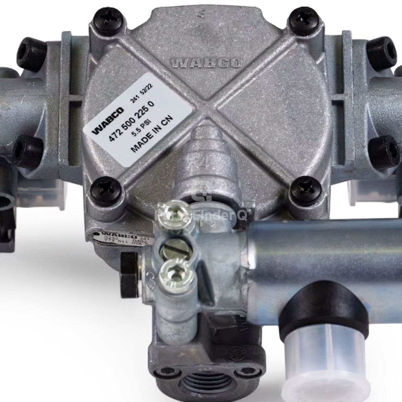 FR3Z6108A | Genuine Freightliner® ABS Brake Relay Valve 12V Label/sticker view