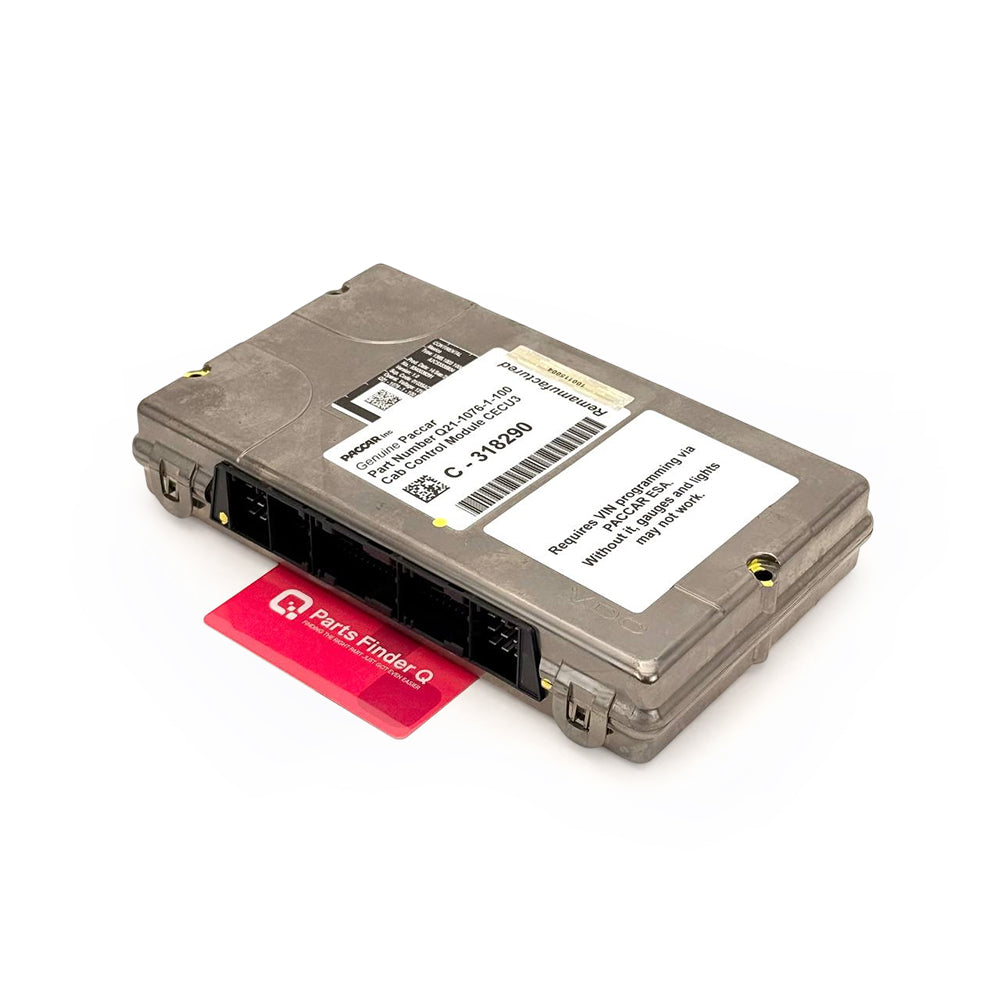 Q21-1075-1-100 | Genuine Paccar® Cab Control Module for Peterbilt & Kenworth Front right angle