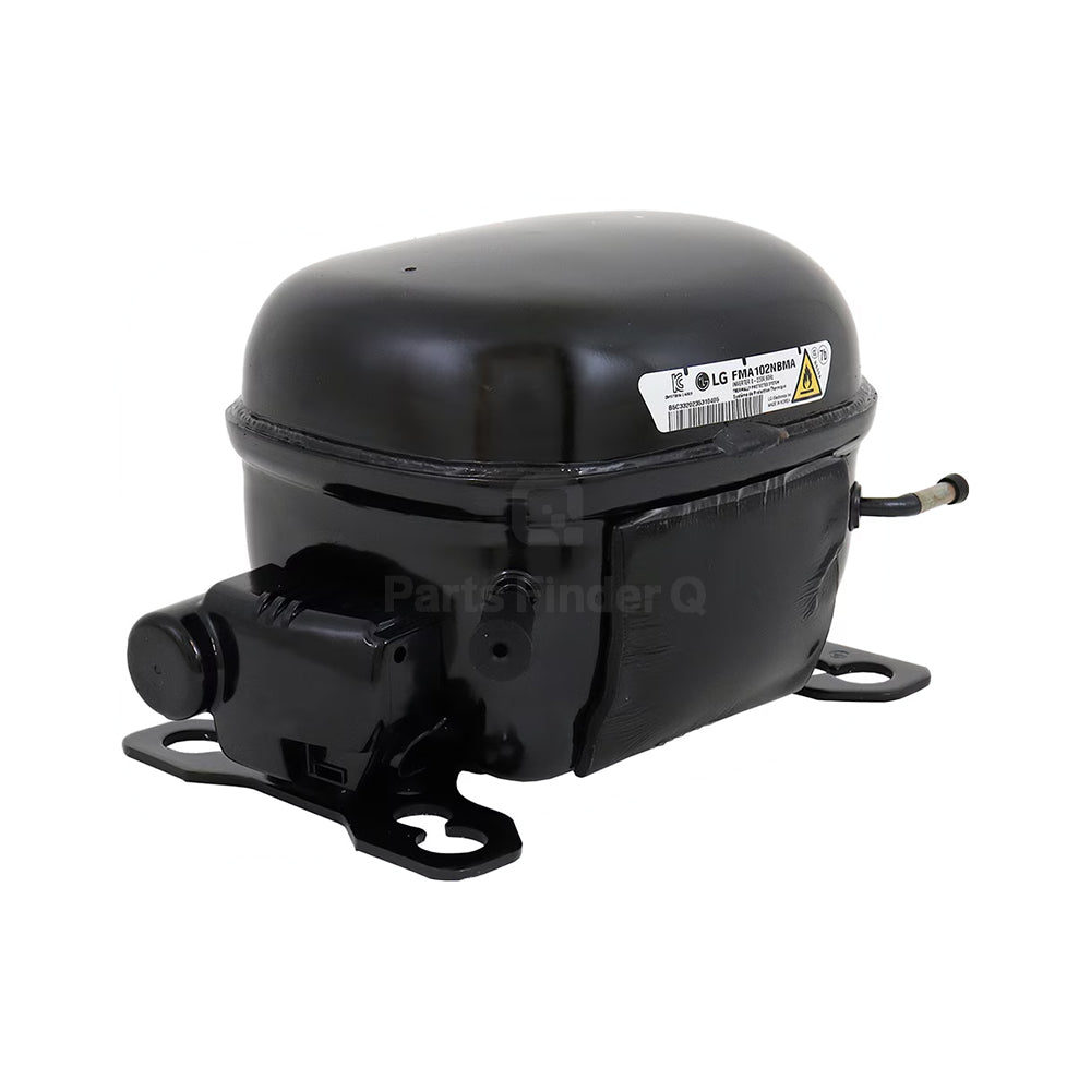 TCA37032028 | Genuine LG® Refrigerator Compressor Set Assembly Front-left angle