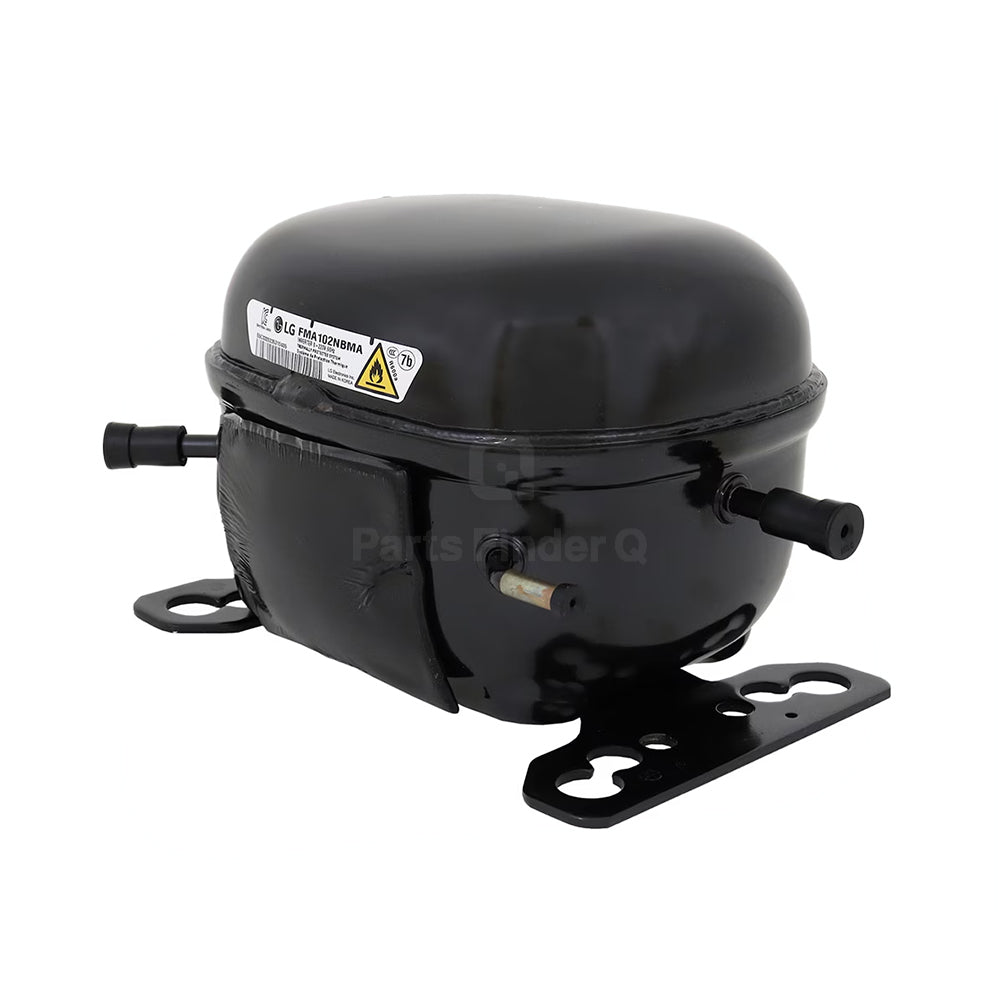 TCA37032028 | Genuine LG® Refrigerator Compressor Set Assembly Front-right angle