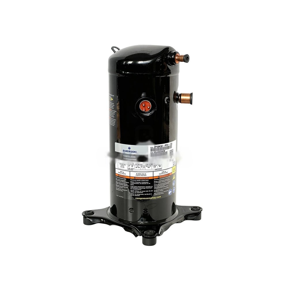 ZP38K5E-PFV-130 | Genuine Copeland® High Temp A/C Scroll Compressor R-410A Front-left angle